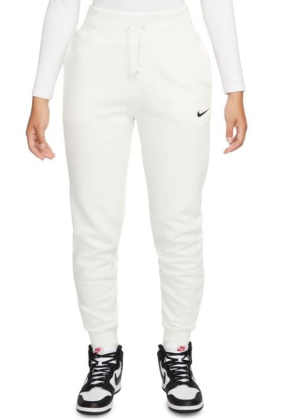 Nike Sportswear Phoenix Fleece Sail Jogger Sweatpants Womens Sz L (TALL)